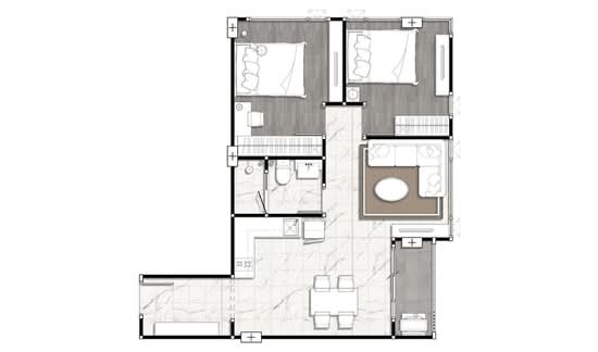 DEFINE by Mayfair Sukhumvit 50 - Floor Plan