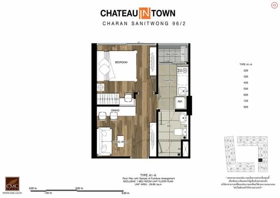 Chateau In Town Charansanitwong 96/2 - Floor Plan