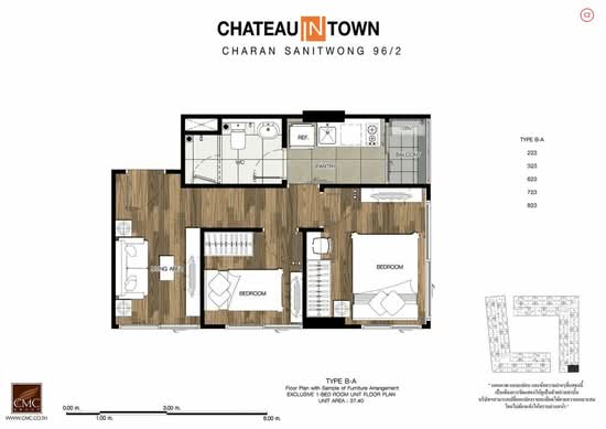 Chateau In Town Charansanitwong 96/2 - Floor Plan