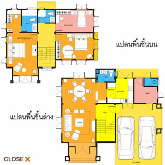 Lalin Green Ville The Executive Onnut-Suvannabhumi : ลลิล กรีนวิลล์ ดิ เอ็กเซ็คคูทีฟ อ่อนนุช-สุวรรณภูมิ - Floor Plan