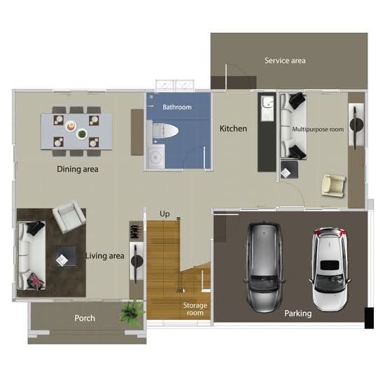 Lalin Green Ville The Executive Onnut-Suvannabhumi : ลลิล กรีนวิลล์ ดิ เอ็กเซ็คคูทีฟ อ่อนนุช-สุวรรณภูมิ - Floor Plan