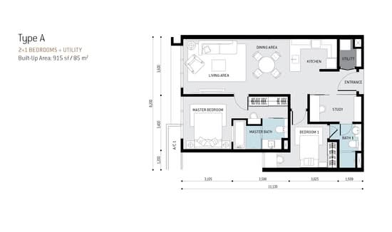 The Ruma - Floor Plan - iProperty.com.my