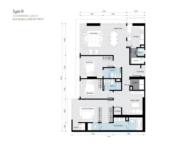 The Ruma - Floor Plan - iProperty.com.my