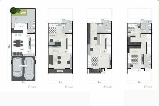Areeya Mandarina Sukhumvit 77 - Floor Plan
