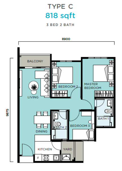 Service Residence for Sale at Maya Bay Residences @ Gamuda Cove - Rashidah Juremi - PropertyGuru.com.my