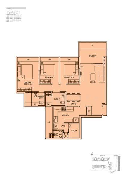 Caspian, 50 Lakeside Drive, Boon Lay / Jurong / Tuas, 3 Bedrooms, 1,238 sqft, Condominium For Rent, by Lye Ai Ling 赖爱玲, 20963066 - 2D - PropertyGuru.com.sg