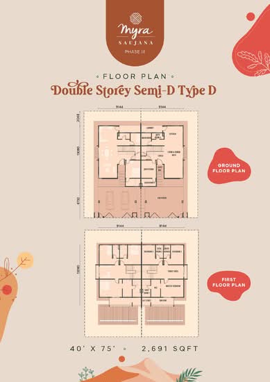 Myra Saujana @ Dengkil, Selangor - Floor Plan - iProperty.com.my