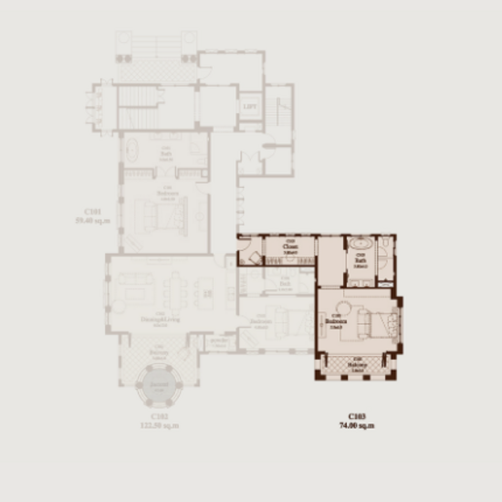 Castello Della Valle : คาสเตลโล่ เดลลา วัลเล่ - Floor Plan