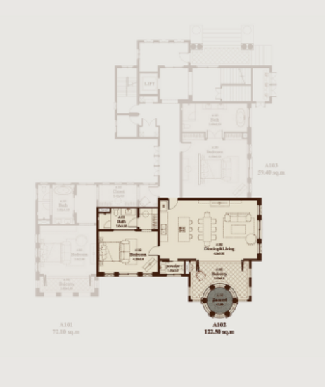 Castello Della Valle : คาสเตลโล่ เดลลา วัลเล่ - Floor Plan