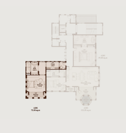 Castello Della Valle : คาสเตลโล่ เดลลา วัลเล่ - Floor Plan