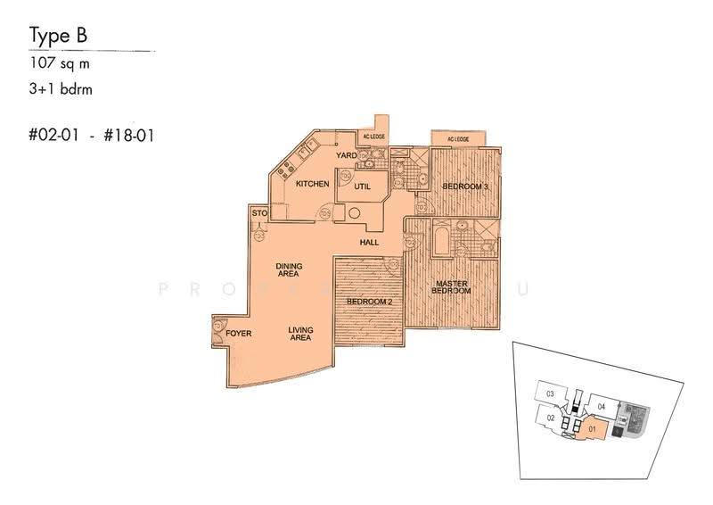 Cassia View, 320 Guillemard Road, Eunos / Geylang / Paya Lebar, 3 Bedrooms, 1,152 sqft, Condominium For Sale, by Ros Salleh, 20745344 - 2D - PropertyGuru.com.sg