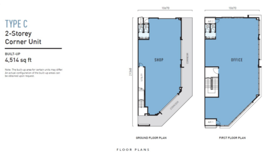 Triana 2 & 3 Storey Shop Offices @ Tropicana Aman - Floor Plan - iProperty.com.my