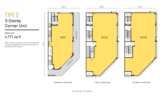 Triana 2 & 3 Storey Shop Offices @ Tropicana Aman - Floor Plan - iProperty.com.my