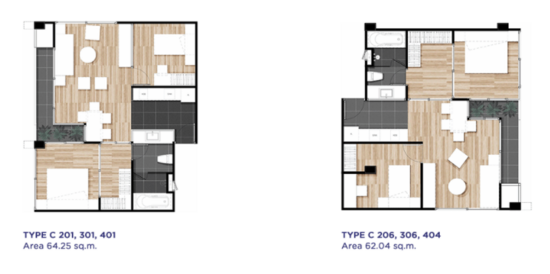 Prime I-Zen Condo Ladprao 71 - Floor Plan