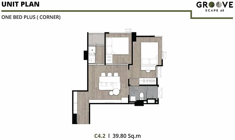 Groove Scape Ladprao-Sutthisan, Bangkok, Soi Lat Phrao 48, Samsen Nok, Huai Khwang, Bangkok, , , Condo For Sale, by Property Sales, 11246371 - DDproperty.com
