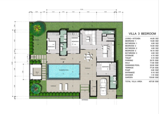 Hansa by Tropical Life Residence : หรรษา บาย ทรอปิคอล ไลฟ์ เรสซิเดนซ์ - Floor Plan