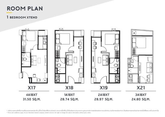Groove Condo Ratchada-Rama 9 : กรู๊ฟ คอนโด รัชดา-พระราม 9 - Floor Plan