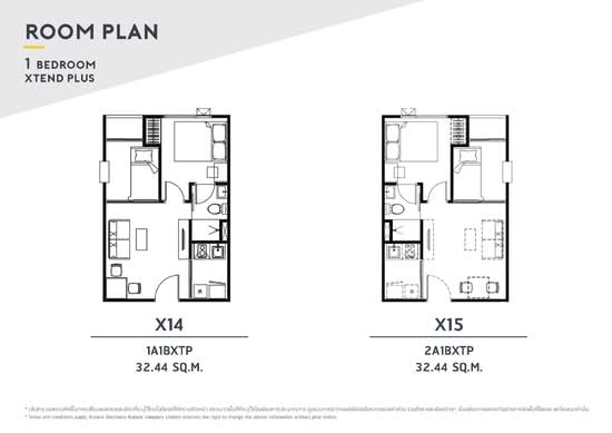 Groove Condo Ratchada-Rama 9 : กรู๊ฟ คอนโด รัชดา-พระราม 9 - Floor Plan