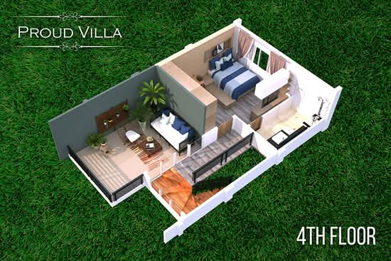 Proud Villa Sathorn-Charoenrat : พราวด์วิลล่า สาทร-เจริญราษฏร์ - Floor Plan