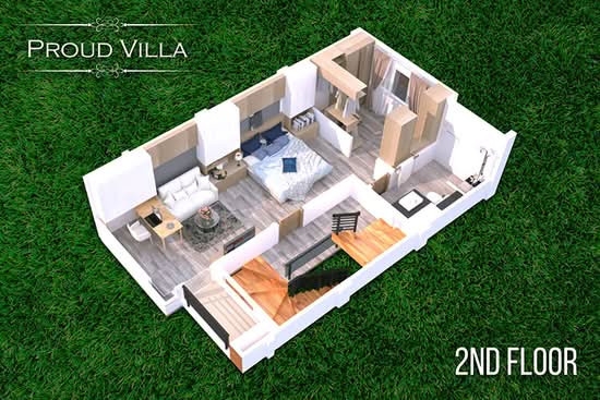 Proud Villa Sathorn-Charoenrat : พราวด์วิลล่า สาทร-เจริญราษฏร์ - Floor Plan