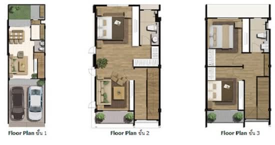 Eco Space Kaset-Nawamin : อีโคสเปซ เกษตร-นวมินทร์ - Floor Plan