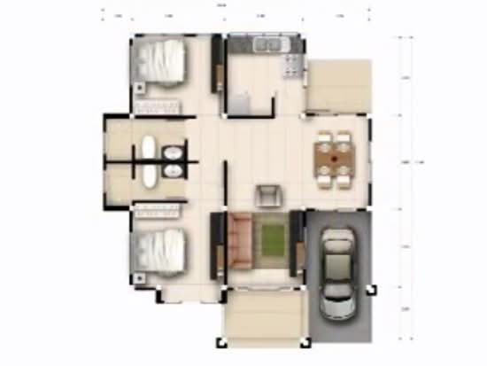Baan Buritana : บ้านบุรีทาน่า - Floor Plan