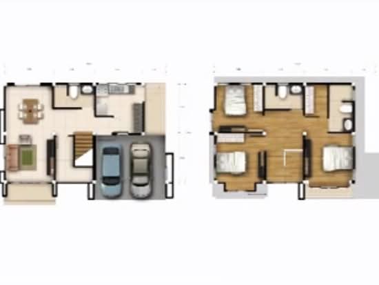 Baan Buritana : บ้านบุรีทาน่า - Floor Plan