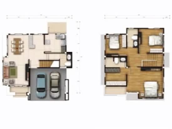 Baan Buritana : บ้านบุรีทาน่า - Floor Plan