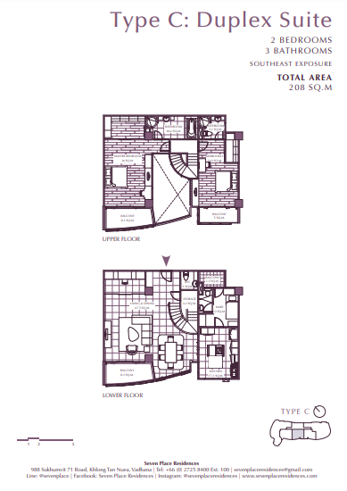 Seven Place Residences : เซเว่น เพลส เรสซิเดนซ์ - Floor Plan
