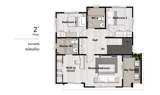 Perfect Place Ratchapruk : เพอร์เฟค เพลส ราชพฤกษ์ - Floor Plan