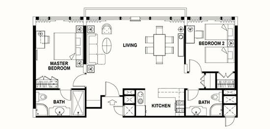 Treetops Executive Residences - Floor Plan
