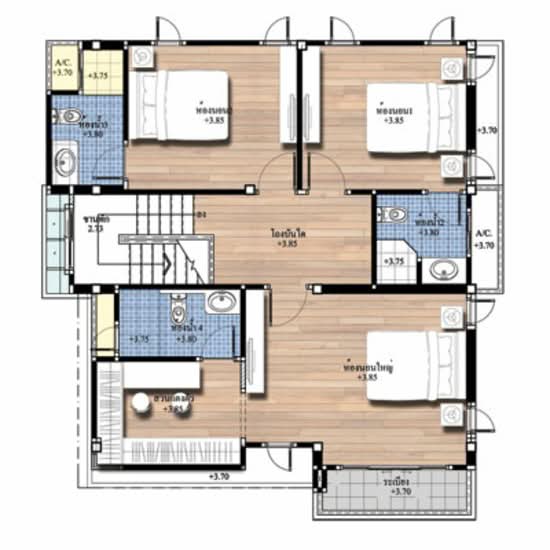Lake View Park Bangna - Floor Plan