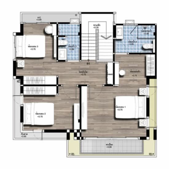 Lake View Park Bangna - Floor Plan