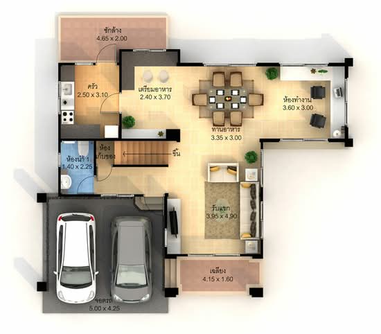 Baan Thunyapirom Wongwaen Thanyaburi : บ้านธัญญาภิรมย์ วงแหวน ธัญบุรี - Floor Plan