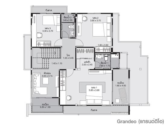 Manthana Onnut-Wongwan 3 - Floor Plan