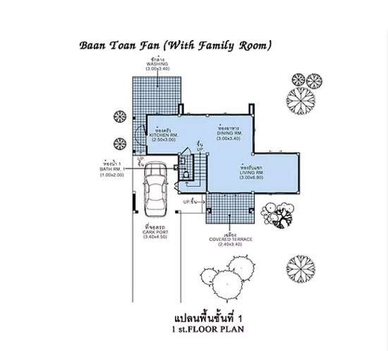 Baan Nai Fan 4 : บ้านในฝัน 4 - Floor Plan