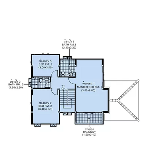 Baan Nai Fan 4 : บ้านในฝัน 4 - Floor Plan