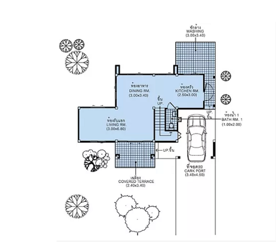 Baan Nai Fan 4 : บ้านในฝัน 4 - Floor Plan