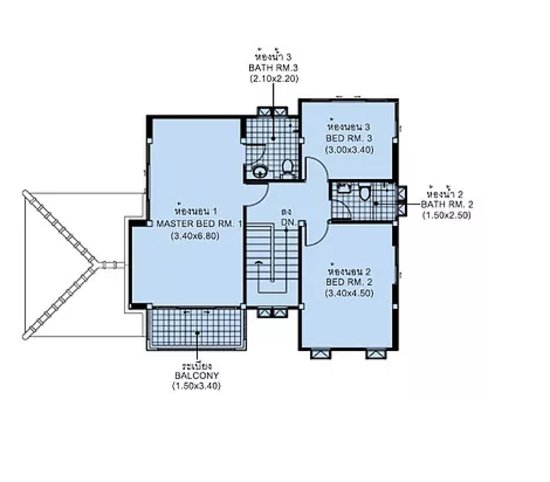 Baan Nai Fan 4 : บ้านในฝัน 4 - Floor Plan