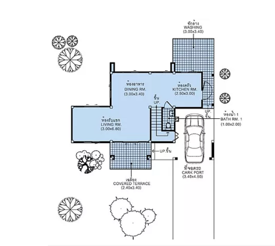 Baan Nai Fan 4 : บ้านในฝัน 4 - Floor Plan