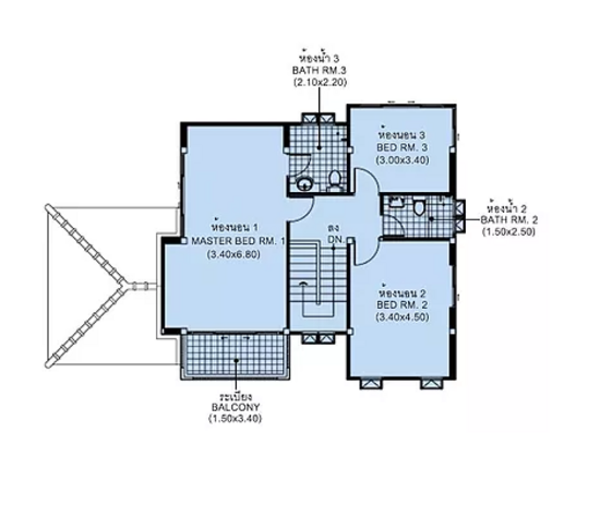 Baan Nai Fan 4 : บ้านในฝัน 4 - Floor Plan