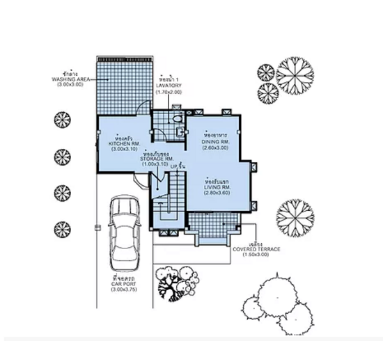 Baan Nai Fan 4 : บ้านในฝัน 4 - Floor Plan
