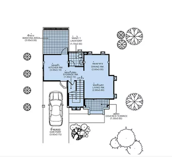 Baan Nai Fan 4 : บ้านในฝัน 4 - Floor Plan