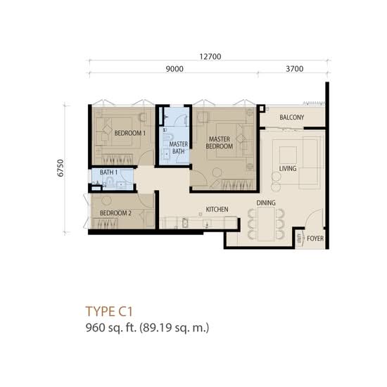 Residensi 38 Bangsar - Floor Plan - iProperty.com.my