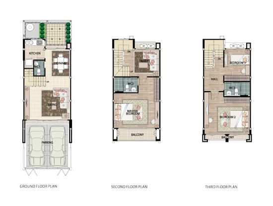 Baan Klang Muang Rama3-Suksawat : บ้านกลางเมือง พระราม 3-สุขสวัสดิ์ - Floor Plan