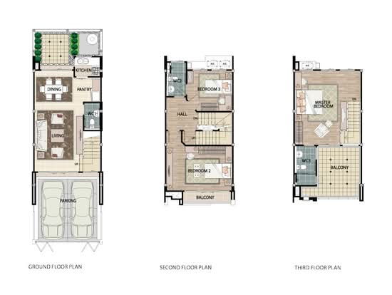 Baan Klang Muang Rama3-Suksawat : บ้านกลางเมือง พระราม 3-สุขสวัสดิ์ - Floor Plan