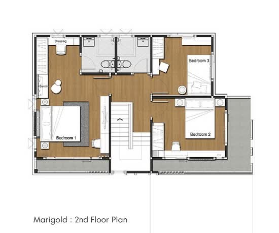 Casa Ville Sukhumvit 103 : คาซ่าวิลล์ สุขุมวิท 103 - Floor Plan