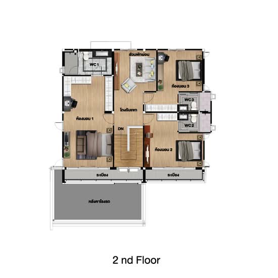 Blue Lagoon 2 Bangna-Wongwaen - Floor Plan