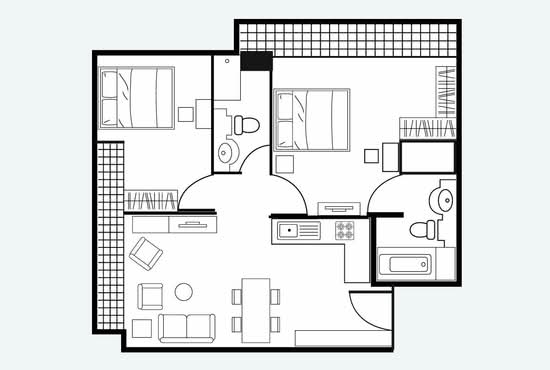 Shama Lakeview Asoke - Floor Plan
