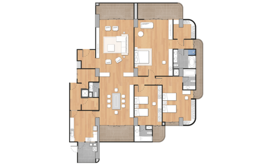 Sethiwan Mansion Sukhumvit 49 : เศรษฐีวรรณ แมนชั่น สุขุมวิท 49 - Floor Plan